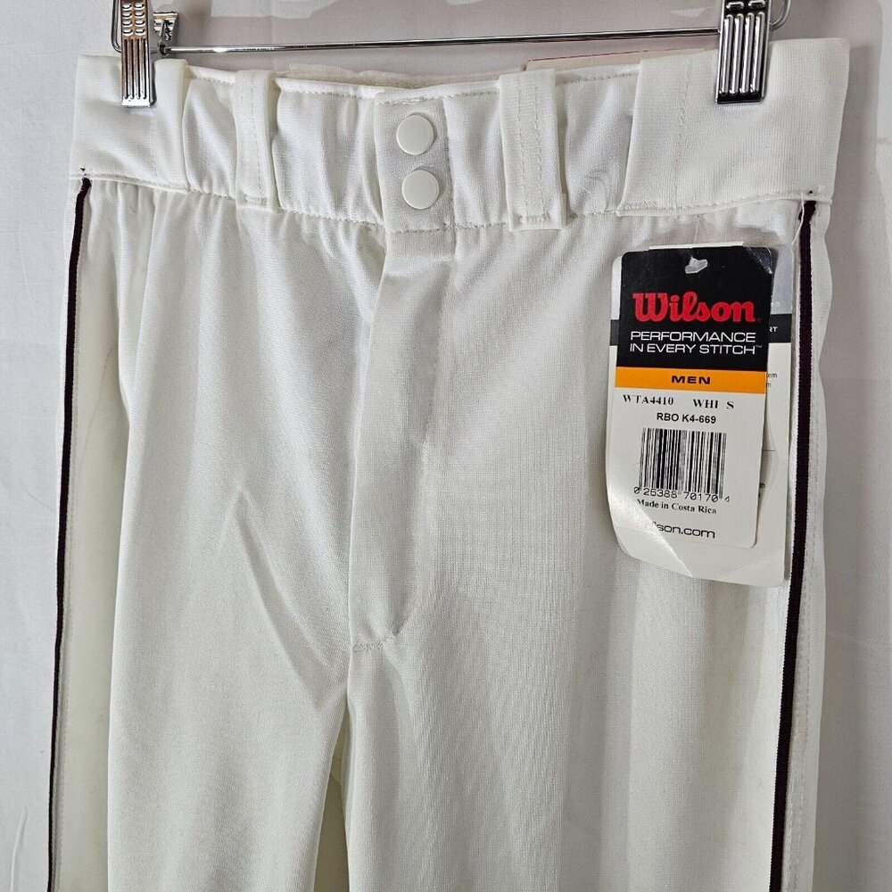 NWT Wilson Baseball Pants Mens Small 28x31 FreshTECH & WilDRI Athleticwear Read - Picture 3 of 14